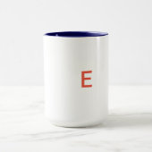 Tasse à lettre monogramme E (Centre)