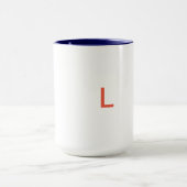 Tasse à lettre monogramme L (Centre)