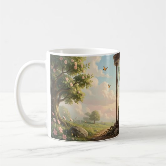 Tasse à l'Heure de la Floraison Fantastique (Gauche)