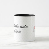 Tasse A Little Note of Love | Design de l'envelopp (Centre)