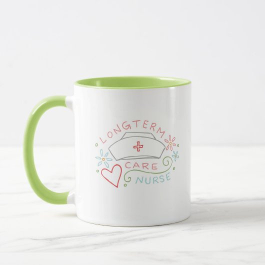 tasse à long terme de la conception 1 d'infirmière (Gauche)