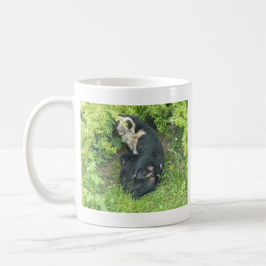Tasse à lunettes d'ours, collection d'animaux (Gauche)