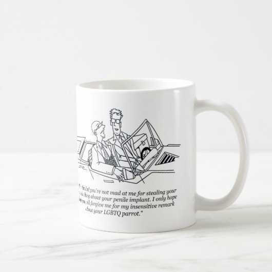 Tasse à main gauche bavarde (Droite)