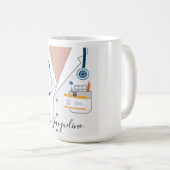 tasse à manteau personnalisée pour le médecin (Devant droit)