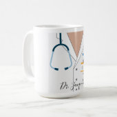 tasse à manteau personnalisée pour le médecin (Devant gauche)