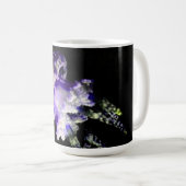 Tasse à monogramme avec motif de méduse violette (Devant droit)
