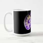 Tasse à monogramme avec motif de méduse violette (Gauche)