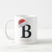 Tasse à monogramme de Noël (Gauche)