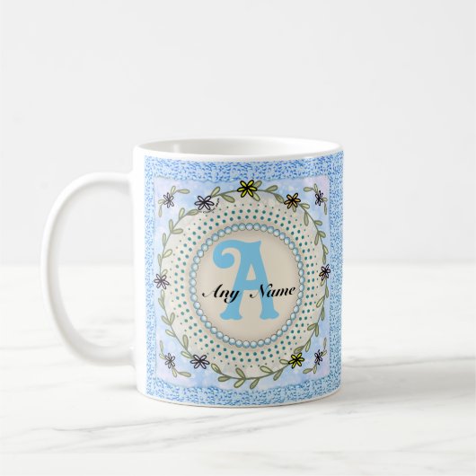 Tasse à monogramme Ferny (Gauche)