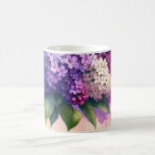 Tasse à monogramme floral lilas à l'ancienne (Centre)