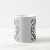 Tasse à monogramme orné argent (Centre)