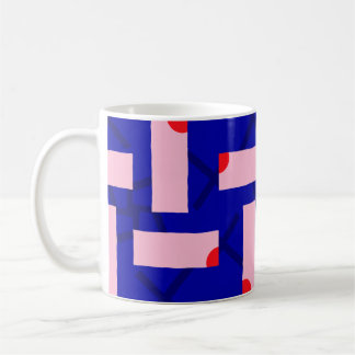 Tasse à motif Block Theory Rose Bold et Bleu de Co
