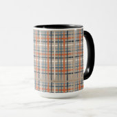 Tasse à motif carreaux (Devant droit)