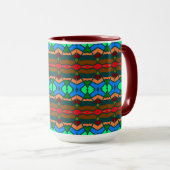 Tasse à motif coloré (Devant droit)