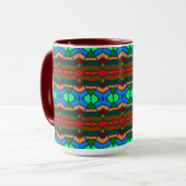 Tasse à motif coloré (Devant gauche)