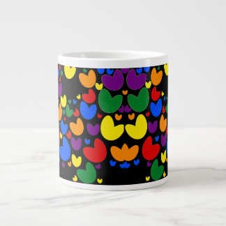 Tasse à motif coloré – Explosion de cœur arc-en-ci