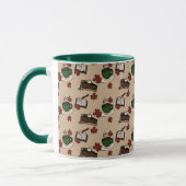 Tasse à motif de café (Gauche)