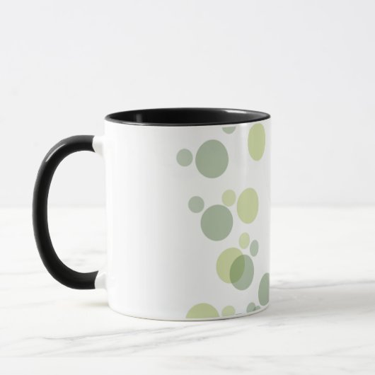 Tasse à motif de cercle abstrait (Gauche)