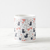 Tasse à motif de chat mignon (Centre)
