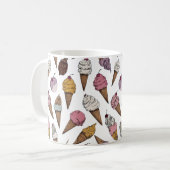 Tasse à motif de cône de glace sucré (Devant gauche)