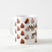 Tasse à motif de cônes de pin (Devant gauche)