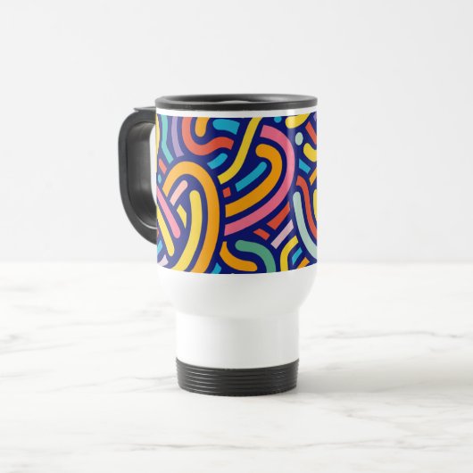 Tasse à motif de couleur joyeuse (Devant gauche)