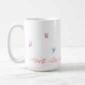 Tasse à motif de fleur simple (Gauche)