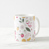 Tasse à motif de fruits d'agrumes et de fraises (Devant droit)