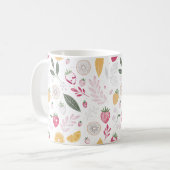 Tasse à motif de fruits d'agrumes et de fraises (Devant gauche)