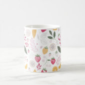 Tasse à motif de fruits d'agrumes et de fraises (Centre)