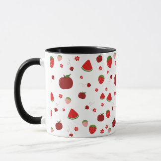 Tasse à motif de fruits mignons | Tasse de cuisine