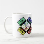 Tasse à motif de ruban adhésif (Gauche)