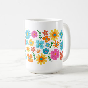 Tasse à motif floral