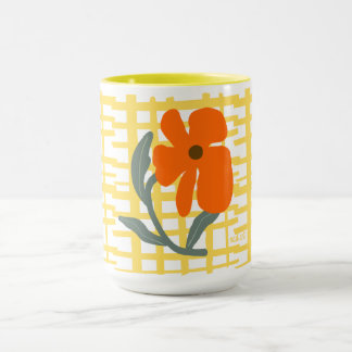 Tasse à motif floral
