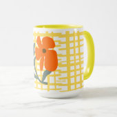 Tasse à motif floral (Devant droit)