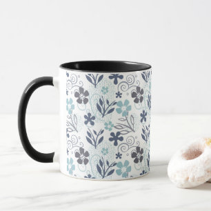 Tasse à motif floral