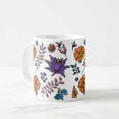 Tasse à motif floral (Devant gauche)