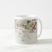 Tasse à motif floral dense rustique | Maison de ca (Devant droit)