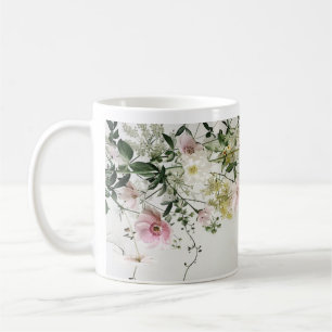 Tasse à motif floral dense rustique Maison de ca