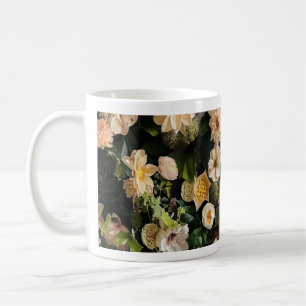Tasse à motif floral élégant Esthétique neutre B
