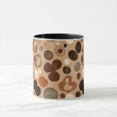 Tasse à motif galet terreux – Points de pierre cha (Centre)