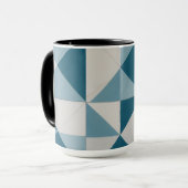 Tasse à motif géométrique (Devant gauche)