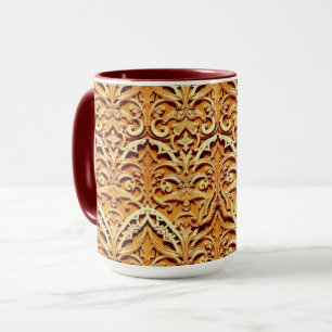Tasse à motif islamique tissé Tons terreux tacti
