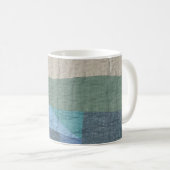 Tasse à motif moderne de courtepointe patchwork (Devant droit)