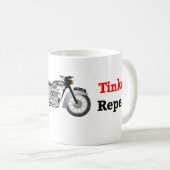 Tasse à moto Triumph T100A classique (Devant droit)