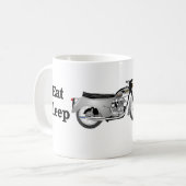 Tasse à moto Triumph T100A classique (Devant gauche)