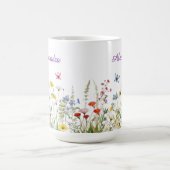 Tasse à nom de fleurs sauvages (Centre)