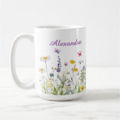 Tasse à nom de fleurs sauvages (Gauche)