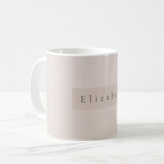 Tasse à nom moderne (Devant gauche)