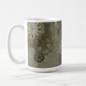 Tasse à papier vert olive vapeur (Gauche)